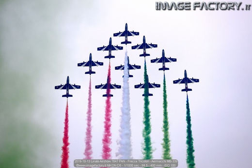 2019-10-13 Linate Airshow 7647 PAN - Frecce Tricolori - Aermacchi MB-339